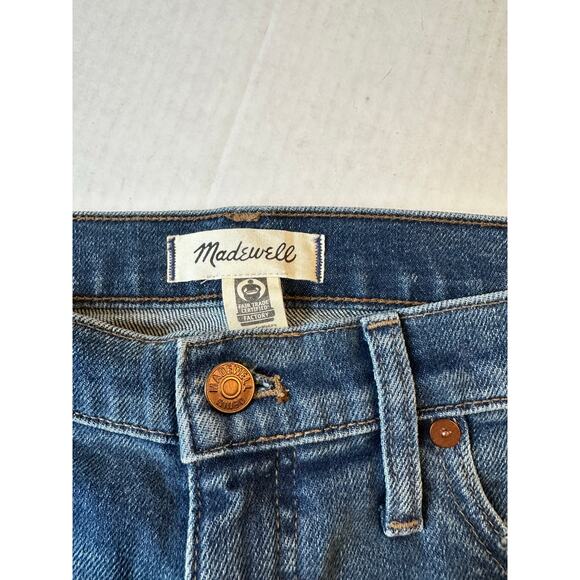 NEW Madewell Mid Rise Classic Straight Jeans Sz 31 - Picture 4 of 12